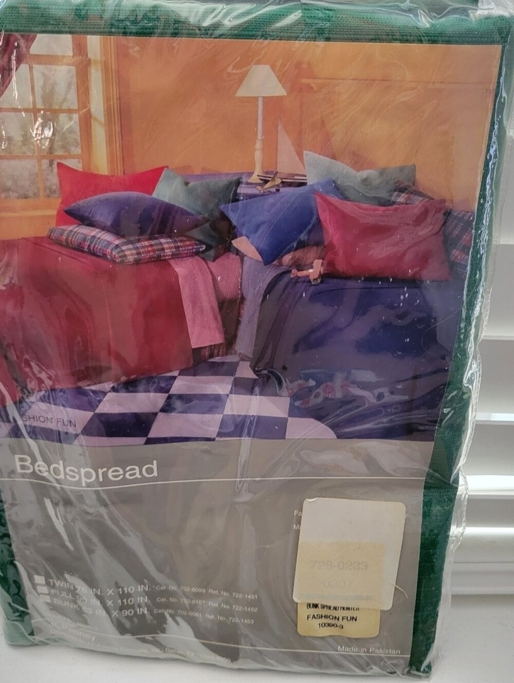 New Green Bunkbed Bedspread 63" x 90" NWT College Dorm Bedding